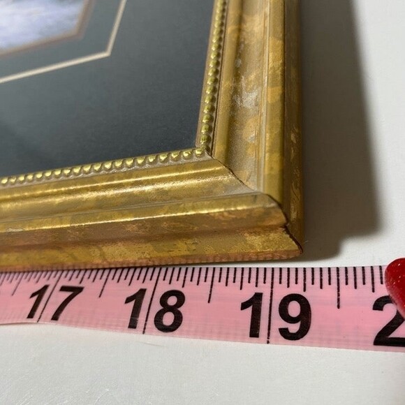 Thomas Kinkade Framed Art Glass Triple Pictures Collectors Society 1998 - Picture 6 of 9